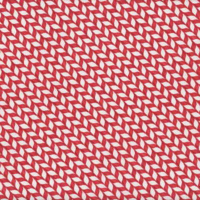 Frosty Merry-Mints Peppermint Stripe Red Danielle Leone Wilmington Prints Cotton Fabric