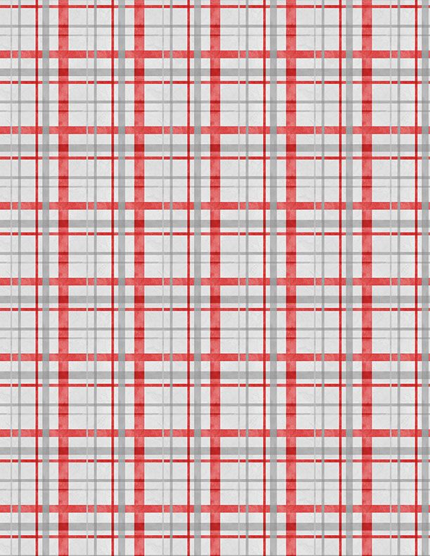 Frosty Merry-Mints Plaid Gray Danielle Leone Wilmington Prints Cotton Fabric