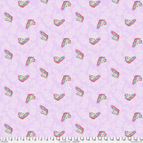 Full Moon Forest II Sofishticated Blossom Purple Tula Pink Free Spirit Cotton Fabric FS-PWTP249.BLOSSOM