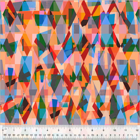 Fur-ever Friends Prism Patch Multi Gareth Lucas Windham Cotton Fabric WF-54535D-7