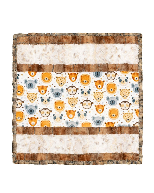 Furever Friends Wee One Cuddle Kit 27"x27" Shannon Fabrics Polyester SF-ckweeonesfureverfriends