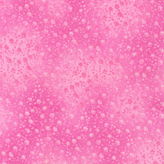 Fusions 4 Petal Pink Floral Texture Robert Kaufman Cotton Fabric