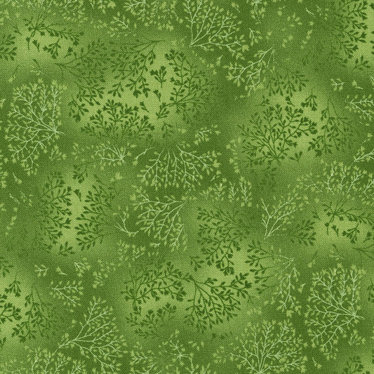 Fusions 7 Grass Green Spray Robert Kaufman Cotton Fabric