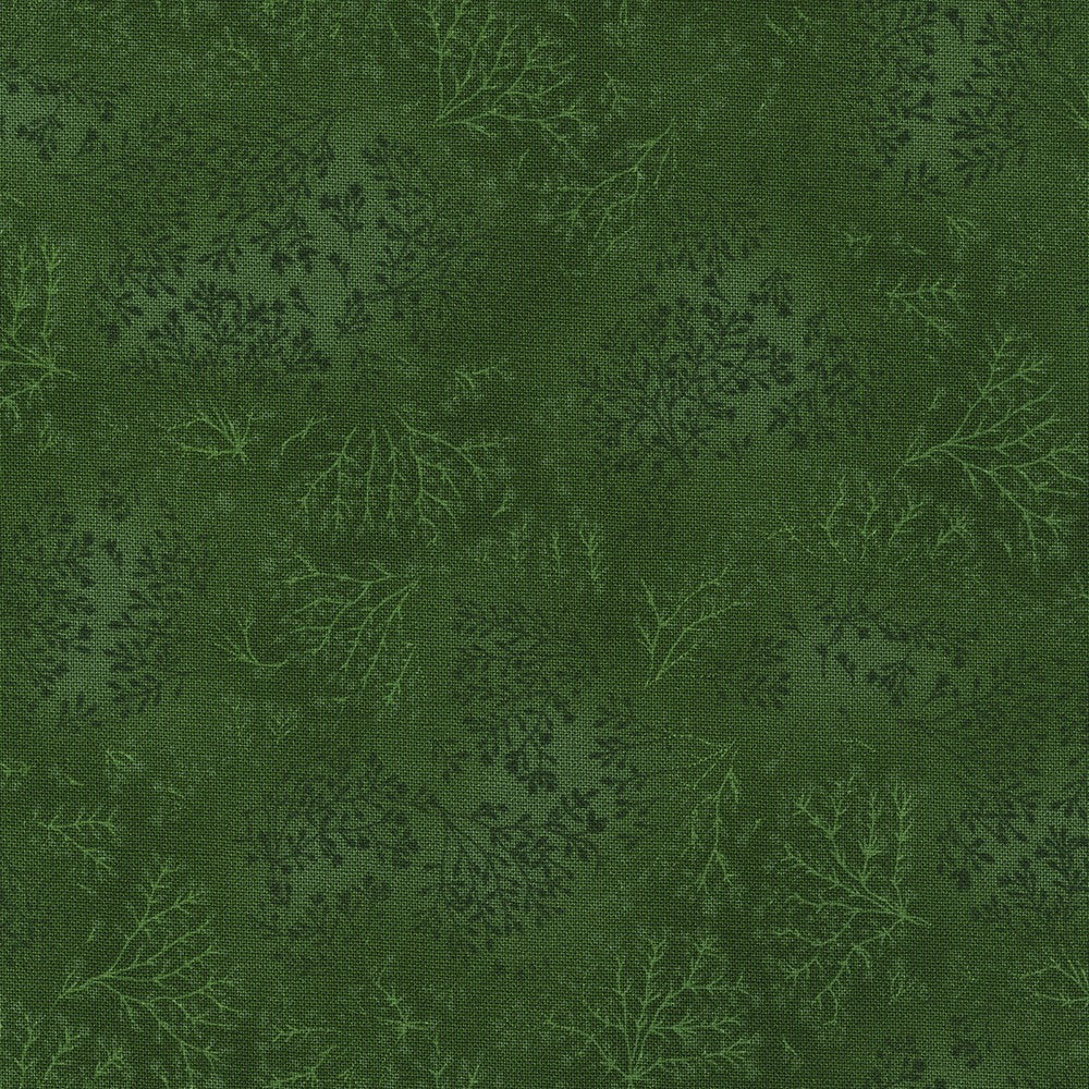 Fusions 7 Jungle Green Spray Robert Kaufman Cotton Fabric