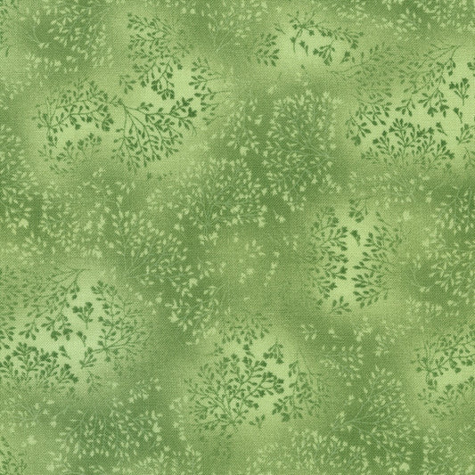 Fusions 7 Willow Green Spray Robert Kaufman Cotton Fabric