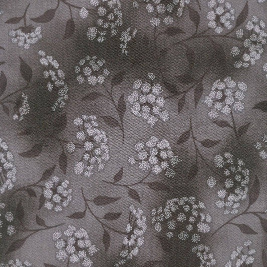 Fusions Queen Anne's Lace Shale Gray Robert Kaufman Cotton Fabric