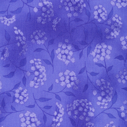 Fusions Geranium Purple Queen Anne's Lace Robert Kaufman Cotton Fabric