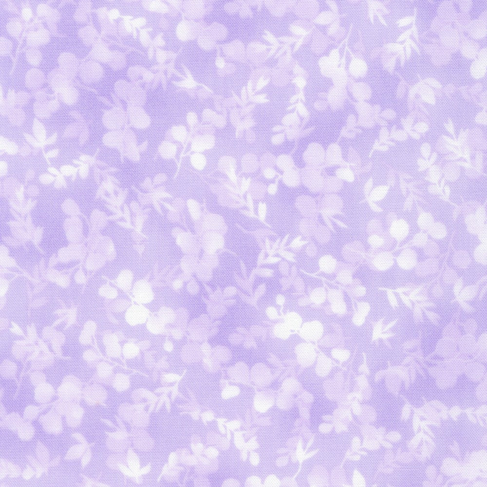 Fusions Lavender Foliage Mix Robert Kaufman Cotton Fabric