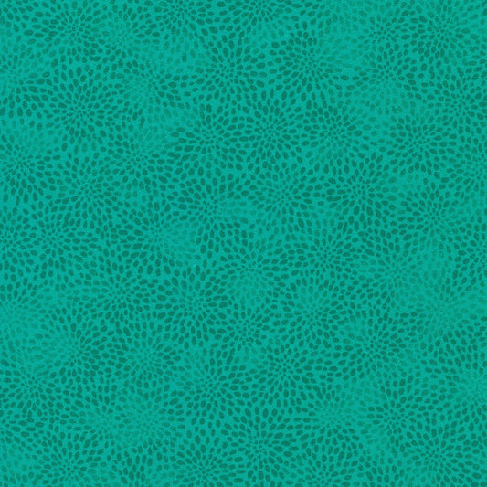 Fusions Wide 108" Wideback Chrysanthemums Peacock Robert Kaufman Cotton Fabric RK-SRKDX-21321-78