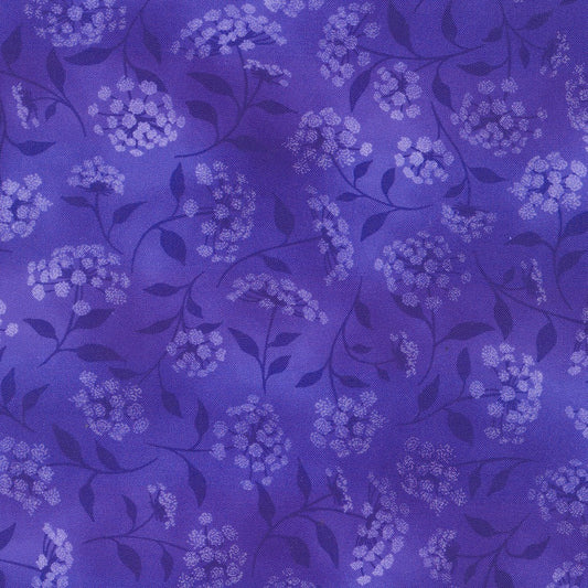 Fusions Wide 108" Wideback Queen Anne's Lace Iris Robert Kaufman Cotton Fabric RK-SRKDX-21319-17