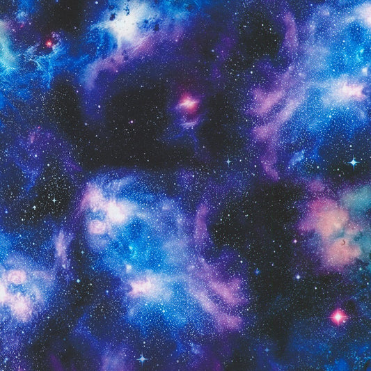 Galaxy Cats Celestial Swirls Astral Robert Kaufman Cotton Fabric RK-SRKD-23927-364