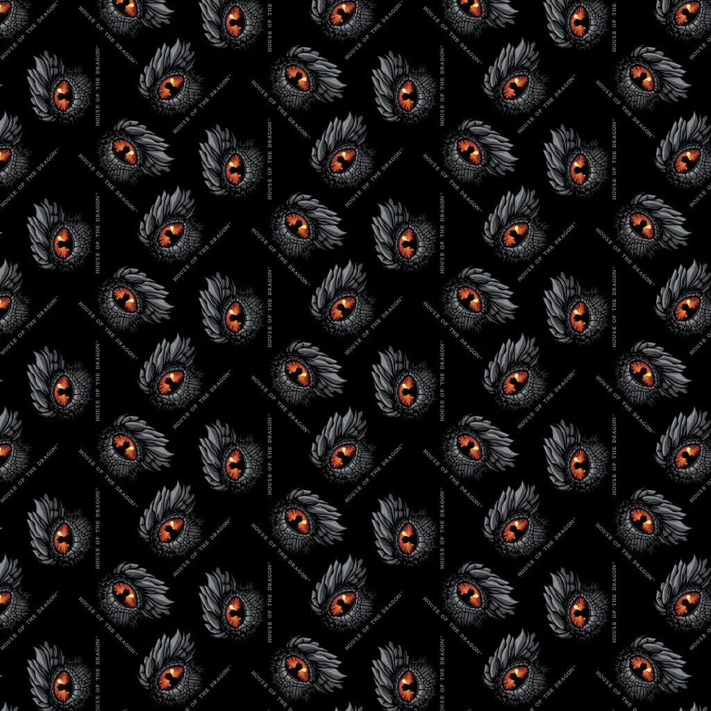 Game of Thrones & House of the Dragon Dragon Eye Multi Camelot Fabrics Cotton Fabric