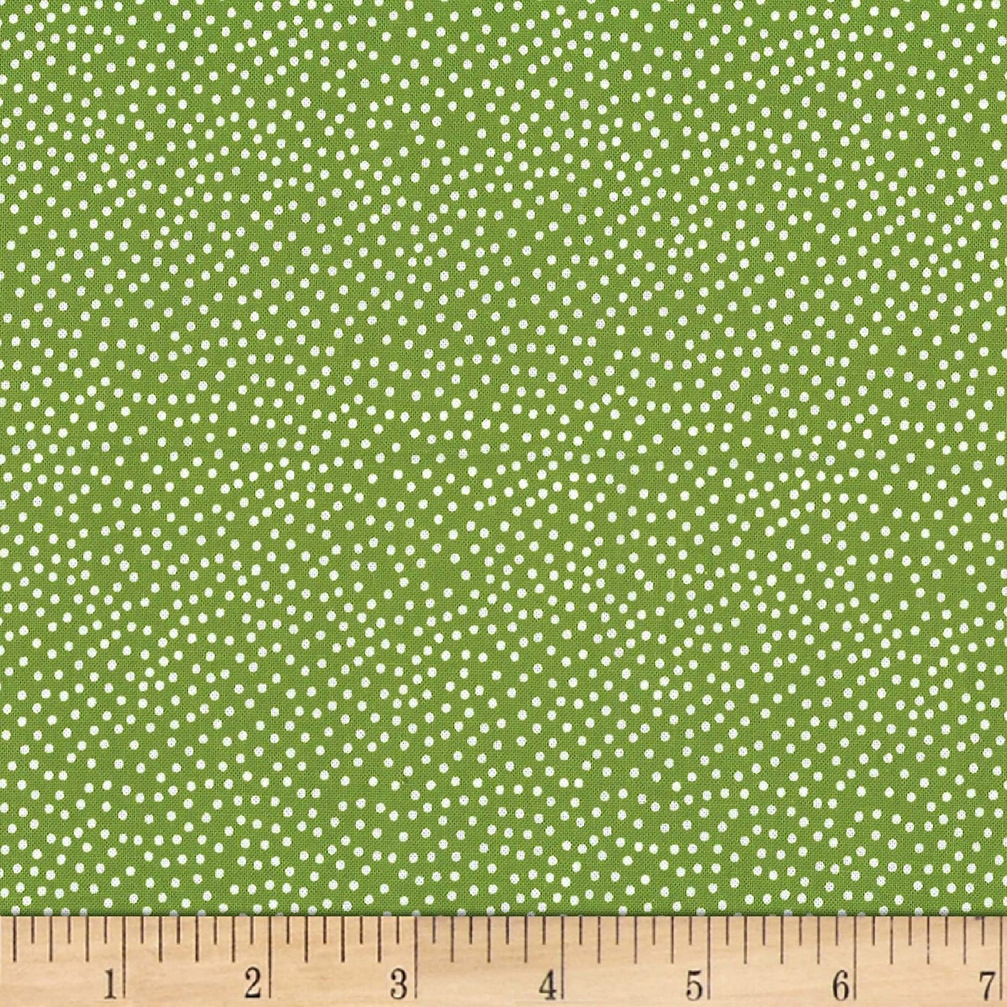 Garden Pindot Avocado Green Michael Miller Cotton Fabric