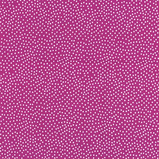 Garden Pindot Raspberry Fuchsia White Dots Michael Miller Cotton Fabri ...