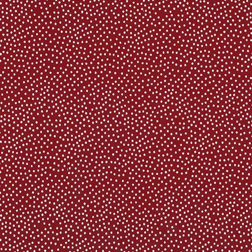 Garden Pindot Wine Red White Dots Michael Miller Cotton Fabric