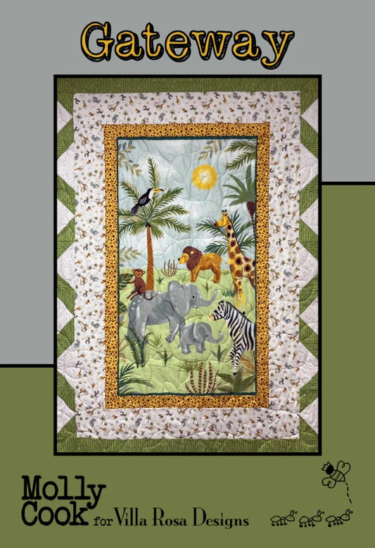 Gateway Quilt Pattern 45"x62" Molly Cook Villa Rosa Designs VRD-GATEWAY