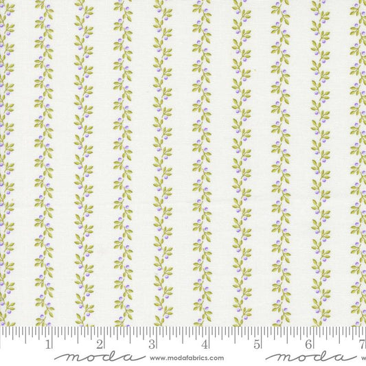 Georgia Stripes Floral Off White Brenda Riddle Moda Fabrics Cotton Fabric