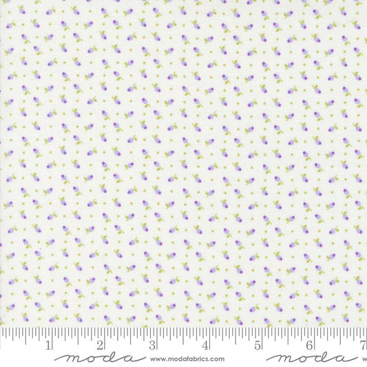 Georgia Tiny Floral Dot Off White Brenda Riddle Designs Moda Fabrics Cotton Fabric