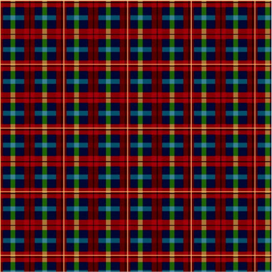 Gifts from Santa Plaid Quilting Treasures Cotton Fabric