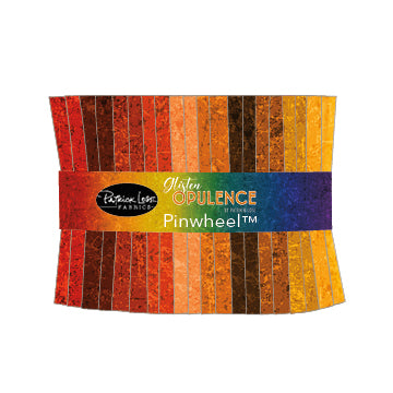 Glisten Opulence 2.5" Pinwheel Strip Roll Patrick Lose Northcott Cotton Fabric