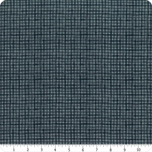 Glorious Fall Gingham Dark Blue Nancy Mink Wilmington Prints Cotton Fabric WP-1665-33913-494