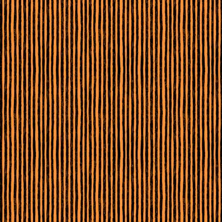 Moonlit Manor Stripes Orange Wilmington Prints Cotton Fabric WP-3071-34015-899