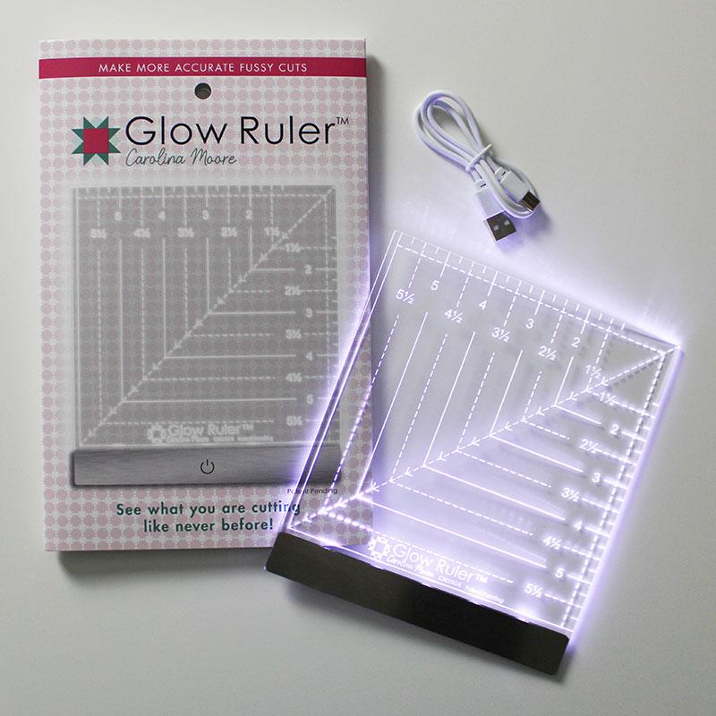 Glow 6.5 inch Square Ruler Carolina Moore