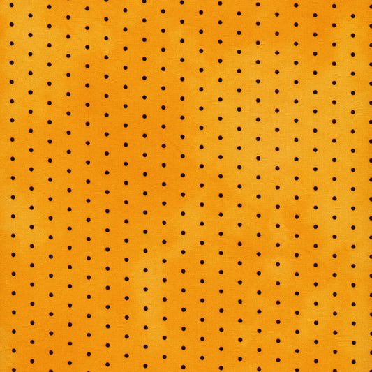 Gnomes Night Out Dots Yellow Northcott Cotton Fabric