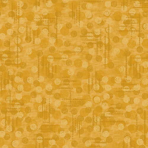 Gold Tonal Texture Blender Jot Dot II Blank Quilting Cotton Fabric