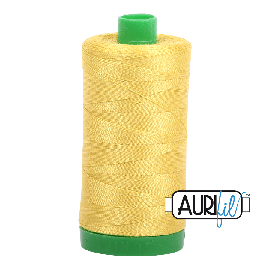 Gold Yellow 40 wt 1094 yd Large Spool Aurifil Cotton Quilting Thread AF-MK40SC6-5015