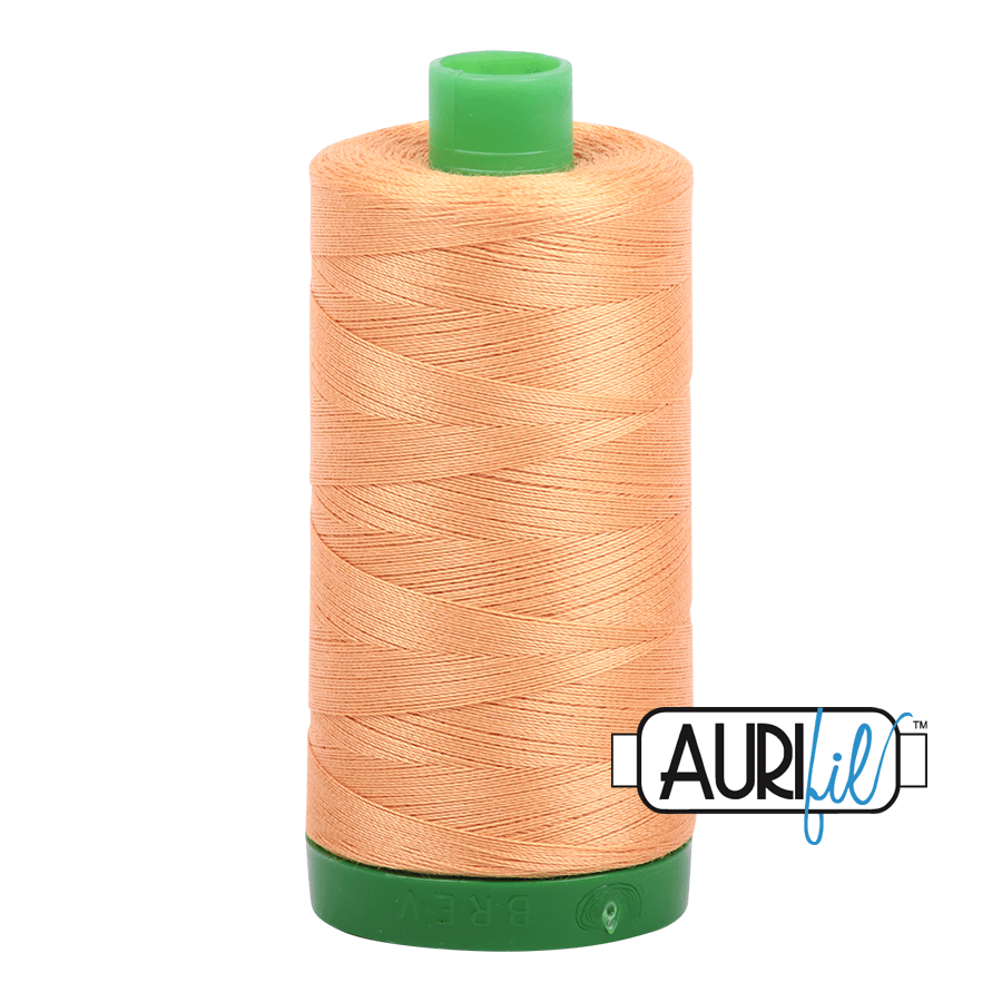 Golden Honey Yellow 40 wt 1094 yd Large Spool Aurifil Cotton Quilting Thread AF-MK40SC6-2214