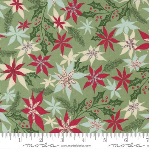 Good News Great Joy Joyful Petals Florals Eucalyptus Fancy That Design House Moda Cotton Fabric