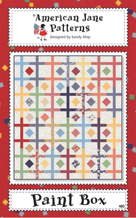 Paint Box Quilt Pattern Sandy Klop American Jane AJ-480