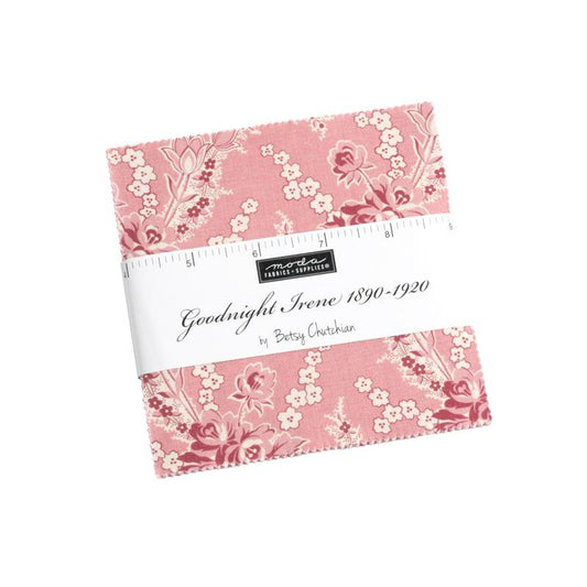 Goodnight Irene 5"' Squares Betsy Chutchian Moda Cotton Fabric MD-31700PP