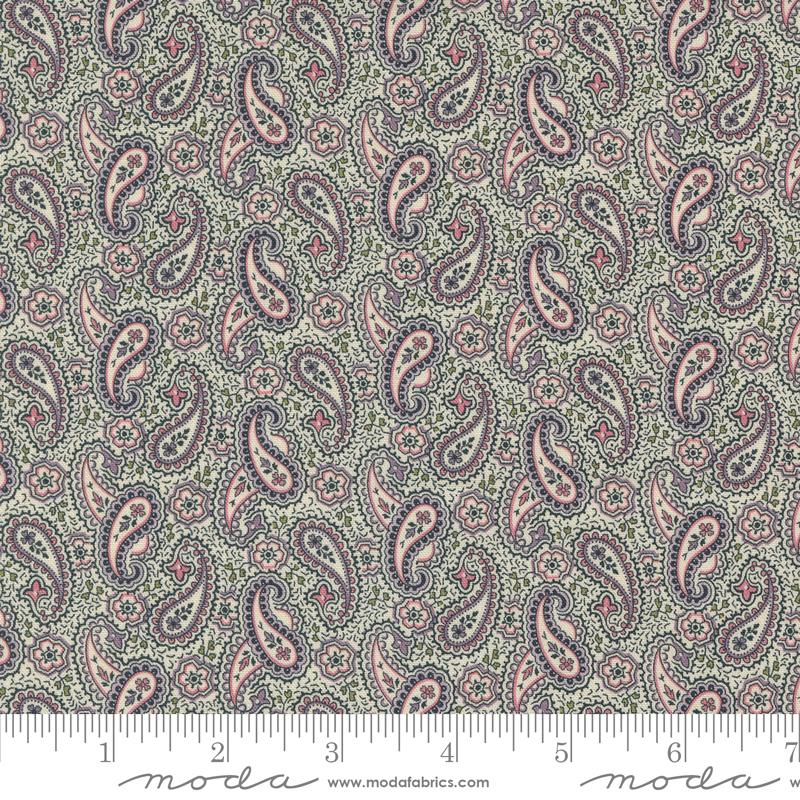 Goodnight Irene Arthurs Tie Paisley Grape Purple Betsy Chutchian Moda Cotton Fabric