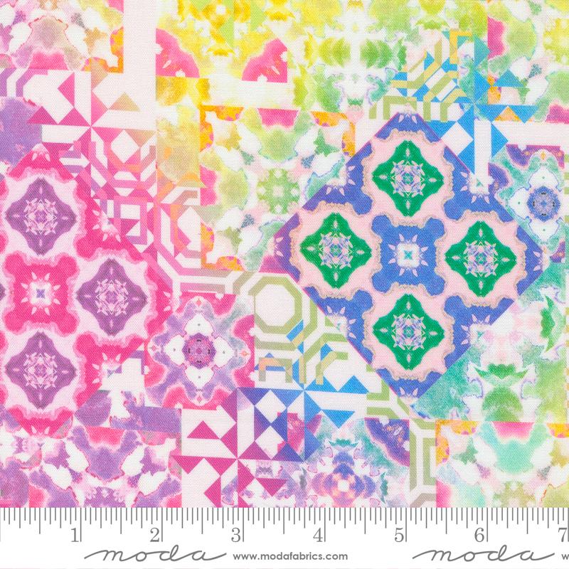 Graindients Auras Kaleidoscopes Prism Multi Moda Cotton Fabric