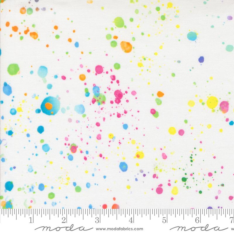 Gradients Euphoria 108" Wide Back Splatter Blenders Backgrounds Watercolor Rainbow Multi Moda Cotton Fabric MD-108024-11