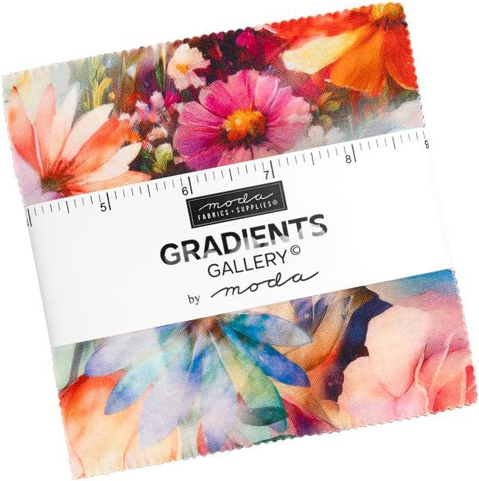 Gradients Gallery 5" Squares Charm Pack 42 pcs Moda Cotton Fabric MD-33880PP