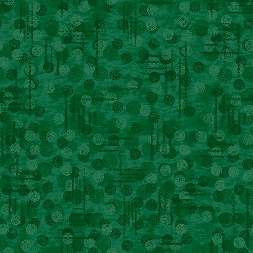 Green Tonal Texture Blender Jot Dot Blank Quilting Cotton Fabric