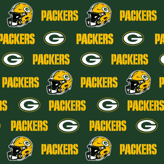 Green Bay Packers NFL Football Logo Fabric Traditions Cotton Fabric NFL-70644DN