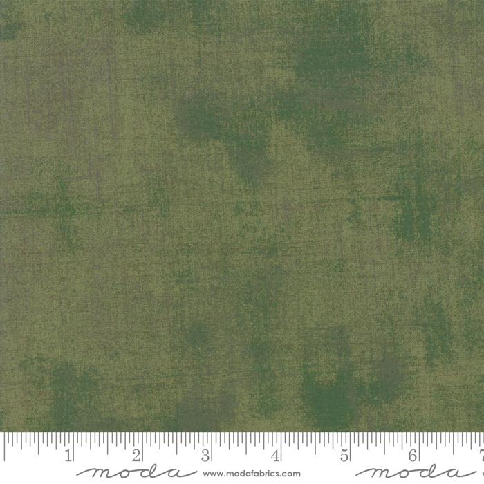 Grunge Basics Solid Juniper Green BasicGrey Moda Cotton Fabric