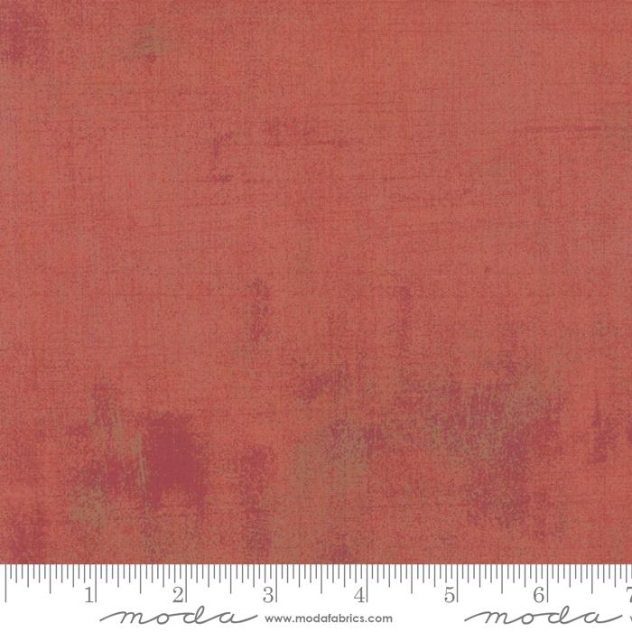 Grunge Basics Solid New Rouge Red BasicGrey Moda Cotton Fabric