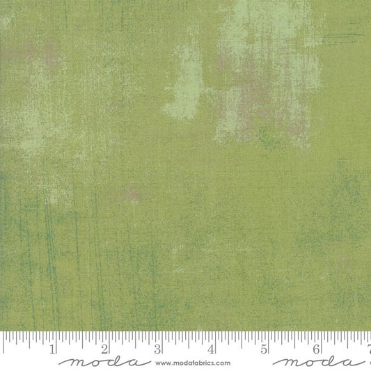 Grunge Basics Solid Spearmint Green BasicGrey Moda Cotton Fabric