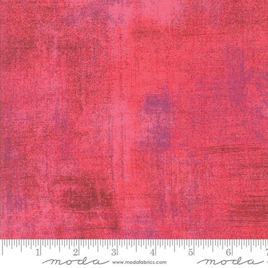 Grunge Basics Solid Teaberry Pink BasicGrey Moda Cotton Fabric