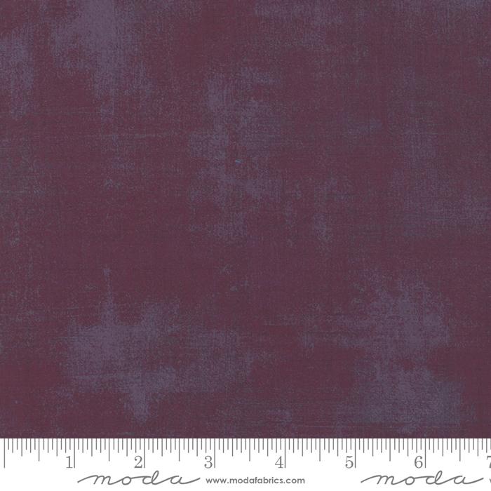 Grunge Basics Solid Wine Purple BasicGrey Moda Cotton Fabric