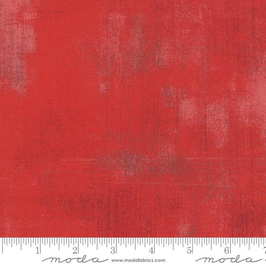 Grunge basics 108" Wide Back Cherry Red basicGrey Moda Cotton Fabric