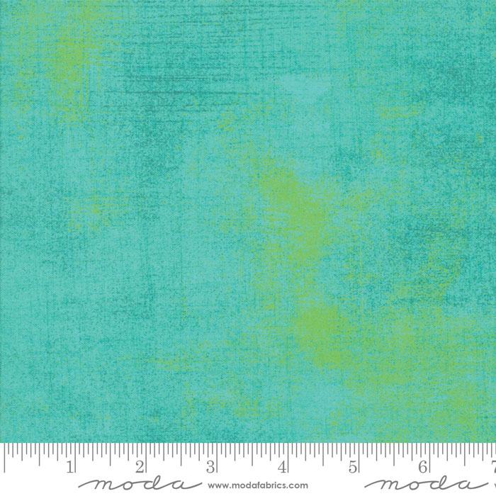 Grunge Basics Aruba Turquoise BasicGrey Moda Cotton Fabric