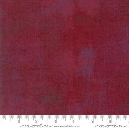 Grunge Basics Beet Red BasicGrey Moda Cotton Fabric