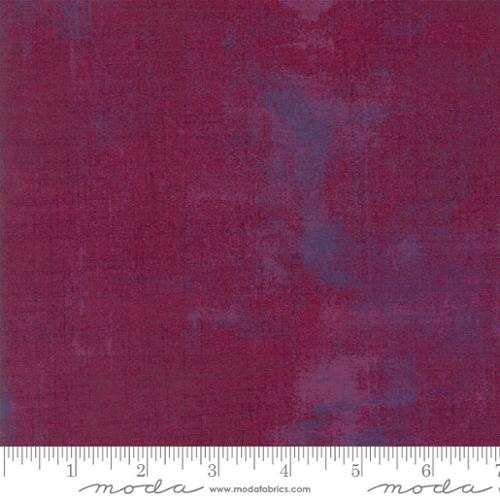 Grunge Basics Boysenberry Burgundy BasicGrey Moda Cotton Fabric