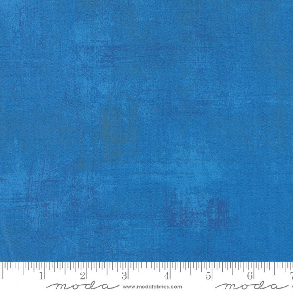 Grunge Basics Bright Sky Blue BasicGrey Moda Cotton Fabric